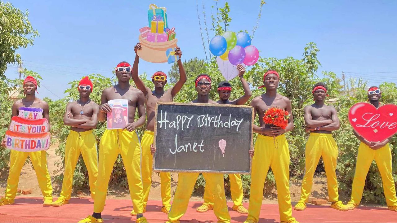 Greeting from Africa "Yellow guys"