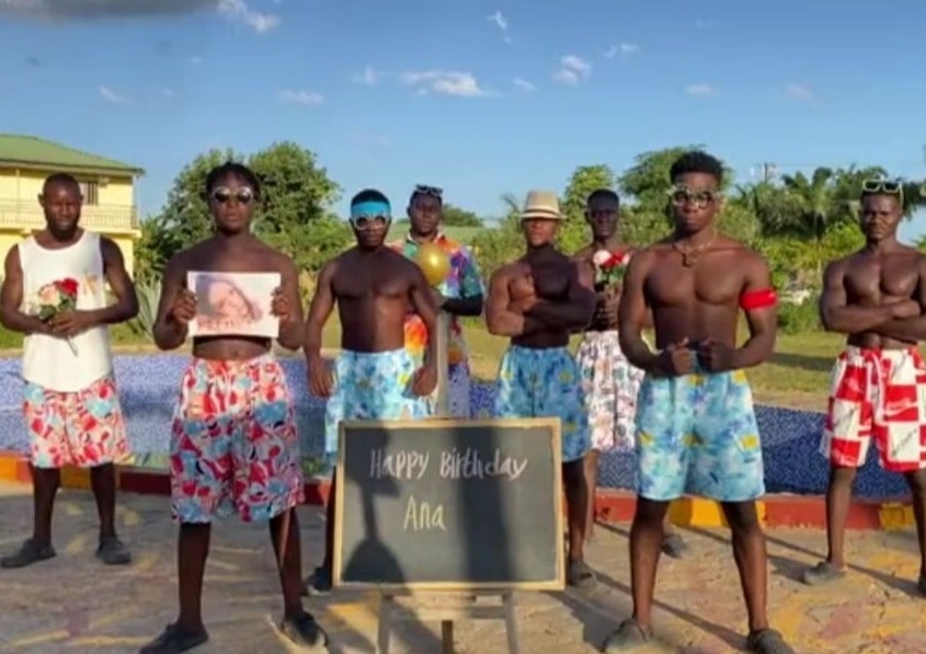 Beach Boys video greeting dancers - photo 2