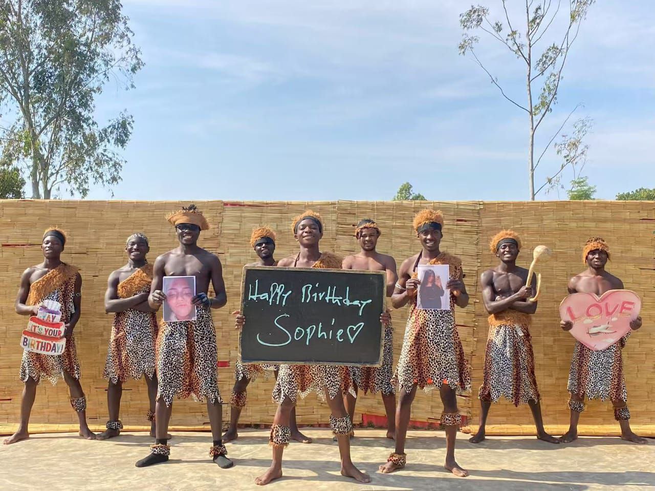 Greeting from Africa  "leopard guys"