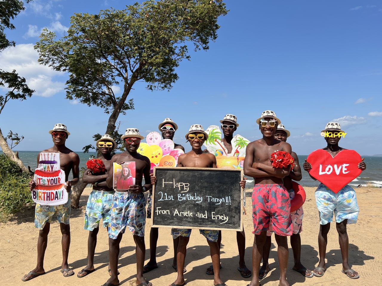 Greeting from Africa  &quot;beach boys&quot;