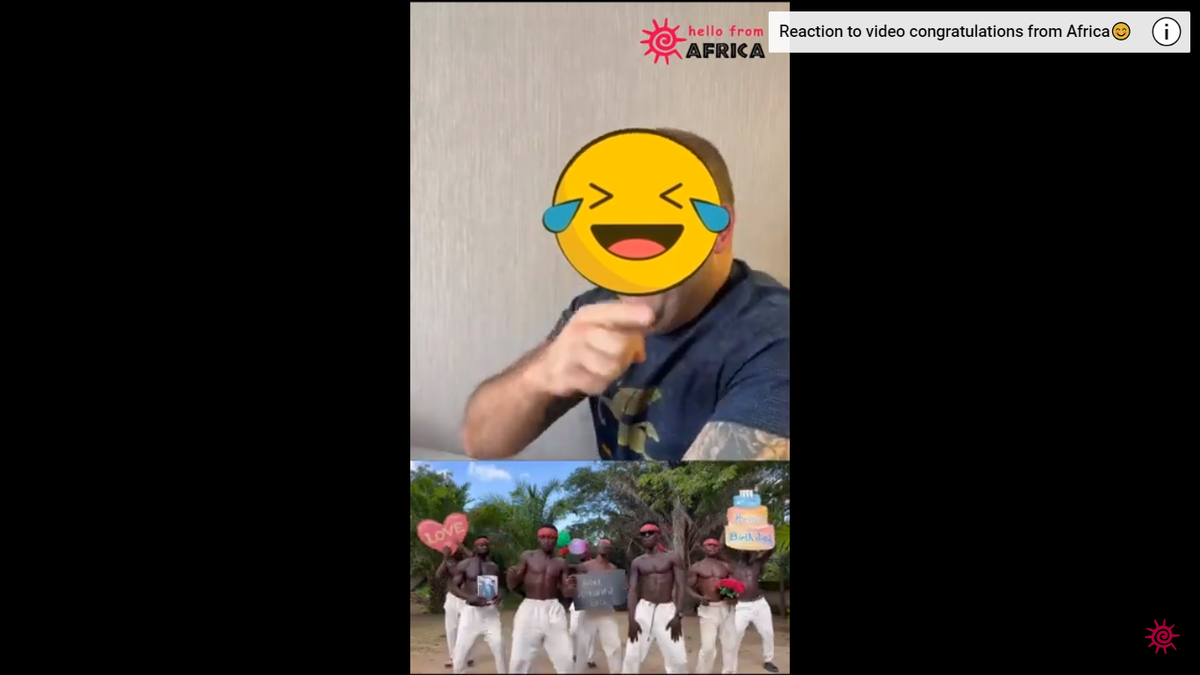 Load video: Birthday video message for a friend