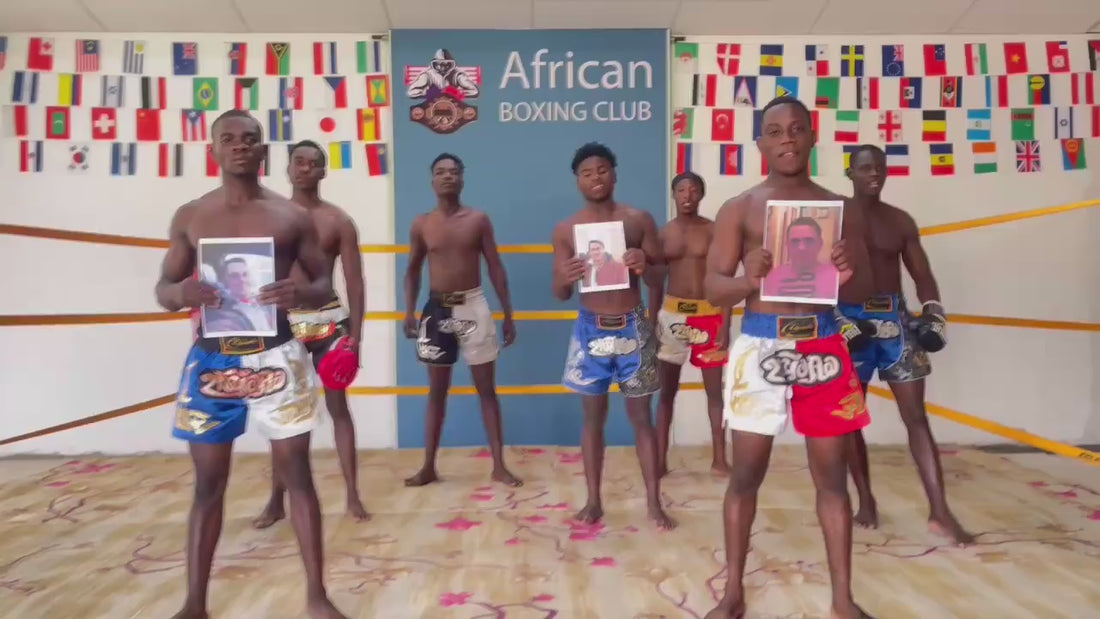 Boxers Girls video greeting performance