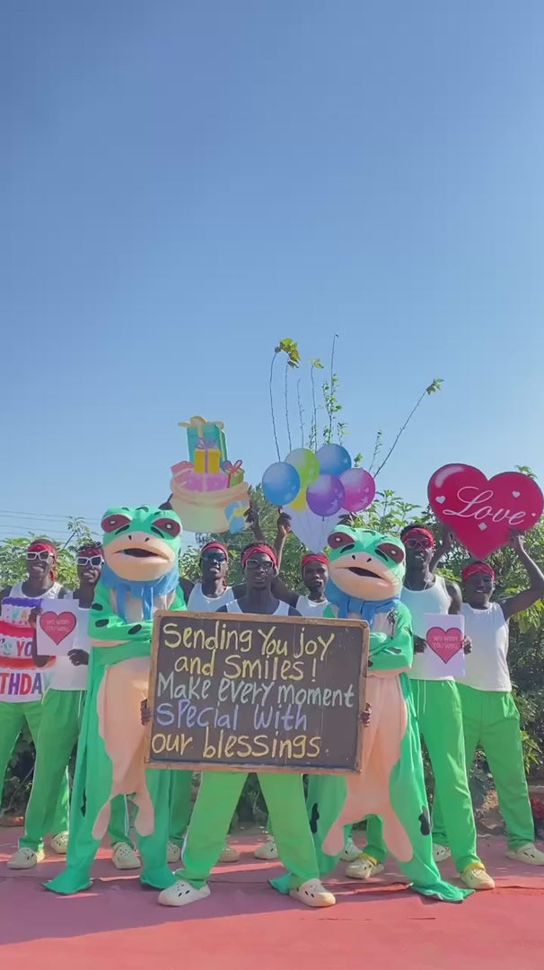 Crazy Frog video greeting performance