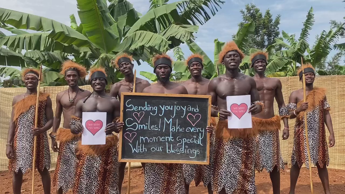 Africans video greeting performance