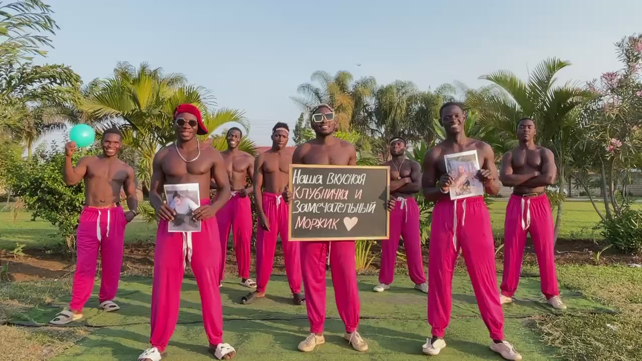 Glamor Guys video greeting performance