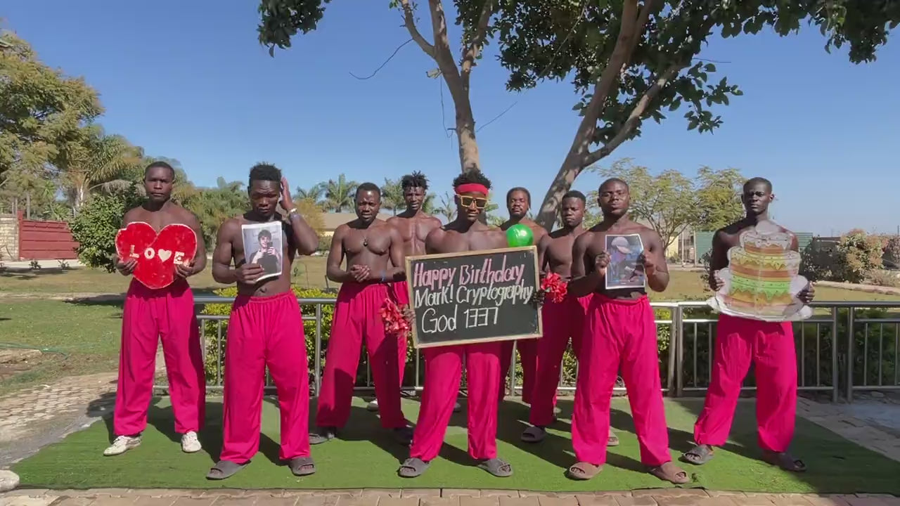 Greeting from Africa happy birthday