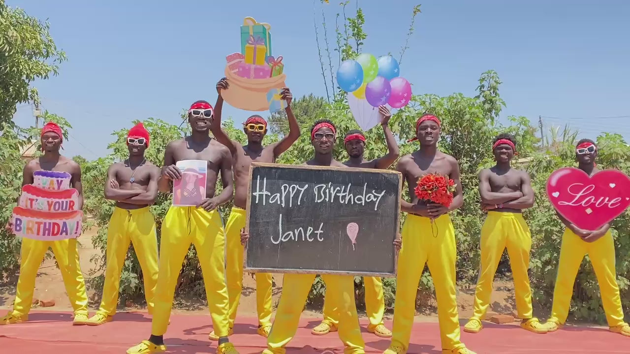 Greeting from Africa &quot;Yellow guys&quot;